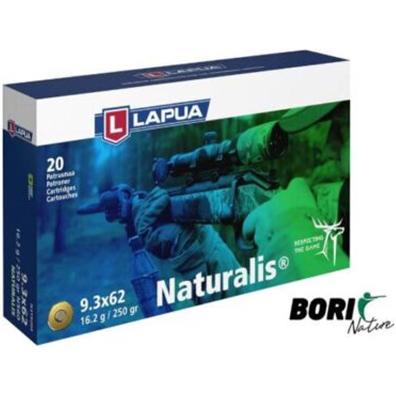 Munición LAPUA cal. 9,3x62 NATURALIS 250gr
