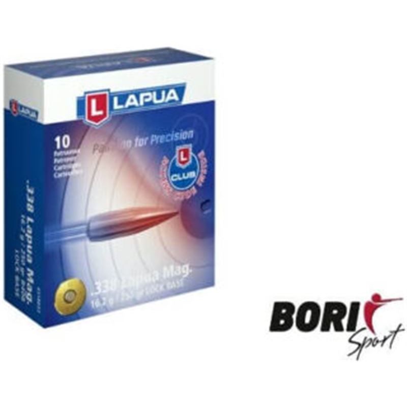Munición LAPUA cal. 338 LAPUA MAG. LOCK BASE 250gr