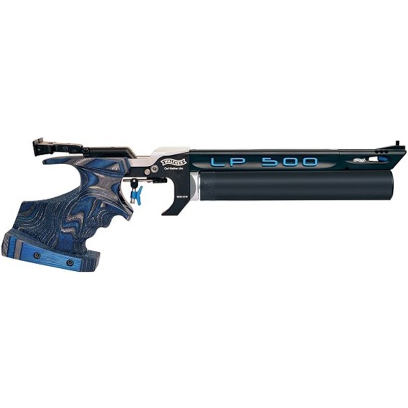 Pistola WALTHER LP500 "Blue Angel"  mecánica cal. 4,5 talla S