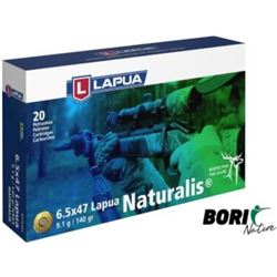 Munición LAPUA cal. 6,5x47 LAPUA NATURALIS 140gr