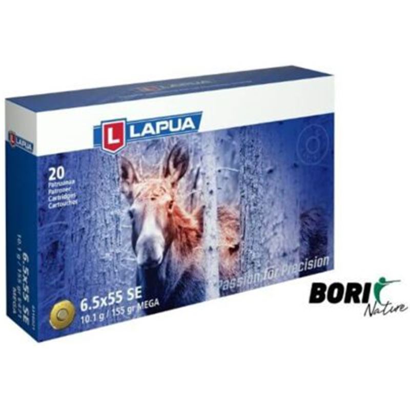 Munición LAPUA cal. 6,5x55 SE MEGA 156gr