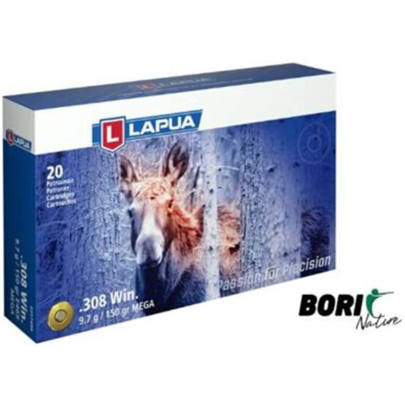 Munición LAPUA cal. 308 Win MEGA 150gr