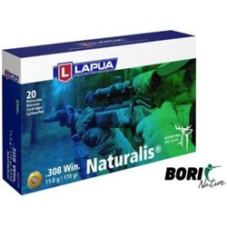 Munición LAPUA cal. 308 Win NATURALIS 170 gr